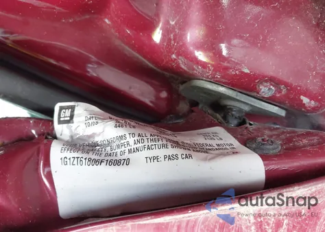 2006 Chevrolet Malibu Maxx Lt z USA, uszkodzony, nr VIN 1G1ZT61806F160870